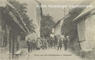 Kreuthgraben am Dobratsch - Bad Bleiberg - alte historische Fotos Ansichten Bilder Aufnahmen Ansichtskarten 