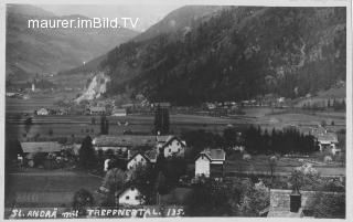 St. Anrä - Blick in Treffnertal - Europa - alte historische Fotos Ansichten Bilder Aufnahmen Ansichtskarten 
