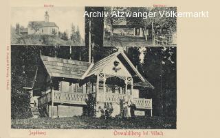 Oswaldiberg bei Villach - Europa - alte historische Fotos Ansichten Bilder Aufnahmen Ansichtskarten 