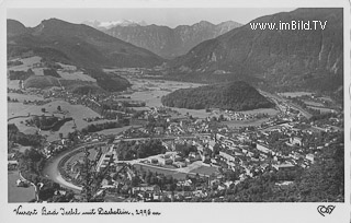 Kurort Bad Ischl mit Dachstein - Gmunden - alte historische Fotos Ansichten Bilder Aufnahmen Ansichtskarten 