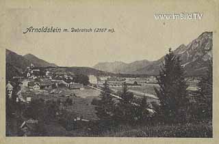 Arnoldstein mit Dobratsch - Arnoldstein - alte historische Fotos Ansichten Bilder Aufnahmen Ansichtskarten 