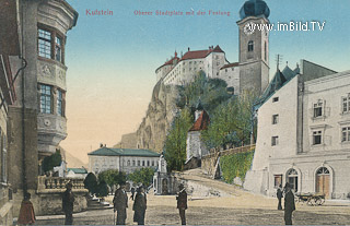 Kufstein - Oberer Stadtplatz - alte historische Fotos Ansichten Bilder Aufnahmen Ansichtskarten 