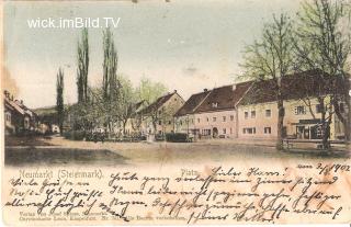 Neumarkt in Steiermark - Hauptplatz - Murau - alte historische Fotos Ansichten Bilder Aufnahmen Ansichtskarten 