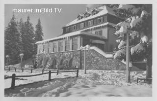 Berghotel im Winter - Villach Land - alte historische Fotos Ansichten Bilder Aufnahmen Ansichtskarten 