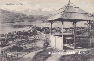 Blick auf Pörtschach - Oesterreich - alte historische Fotos Ansichten Bilder Aufnahmen Ansichtskarten 