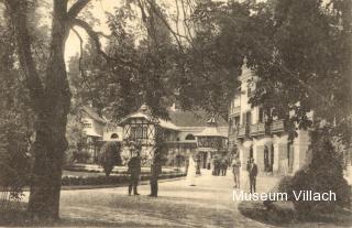 Der Walterhof und das Kurhaus von 1899 - Villach(Stadt) - alte historische Fotos Ansichten Bilder Aufnahmen Ansichtskarten 