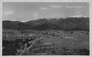 Warmbad gegen Villach und Gerlitzen - Kärnten - alte historische Fotos Ansichten Bilder Aufnahmen Ansichtskarten 