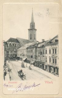 Villach - Hauptplatz - Kärnten - alte historische Fotos Ansichten Bilder Aufnahmen Ansichtskarten 