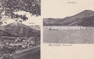 2 Bild Karte, Mariazell - Mariazell - alte historische Fotos Ansichten Bilder Aufnahmen Ansichtskarten 