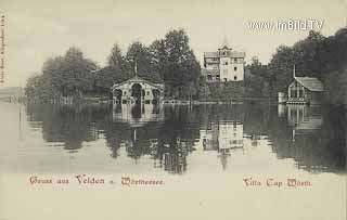 Velden - Villa Cap Wörth - alte historische Fotos Ansichten Bilder Aufnahmen Ansichtskarten 