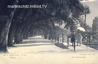 Meran, Kurpromenade - Bozen - alte historische Fotos Ansichten Bilder Aufnahmen Ansichtskarten 