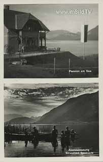 Jausenstation Seefriede - Feldkirchen - alte historische Fotos Ansichten Bilder Aufnahmen Ansichtskarten 