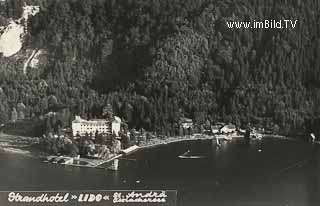 Luftaufnahme St. Andrä LIDO - Oesterreich - alte historische Fotos Ansichten Bilder Aufnahmen Ansichtskarten 