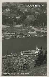 Ossiach mit Blick auf Bodensdorf - Oesterreich - alte historische Fotos Ansichten Bilder Aufnahmen Ansichtskarten 