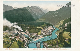 Hieflau - Blick in das Gesäuse - Steiermark - alte historische Fotos Ansichten Bilder Aufnahmen Ansichtskarten 