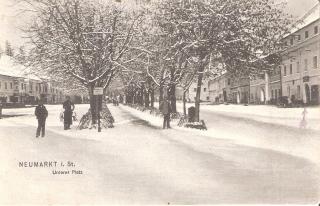 Neumarkt in Steiermark - Winteransicht - Murau - alte historische Fotos Ansichten Bilder Aufnahmen Ansichtskarten 