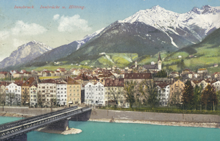 Innsbruck, Innbrück und Hötting - Oesterreich - alte historische Fotos Ansichten Bilder Aufnahmen Ansichtskarten 