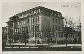 Bau und Kunsthandwerkschule - Oesterreich - alte historische Fotos Ansichten Bilder Aufnahmen Ansichtskarten 