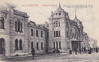 Klagenfurt Hauptbahnhof - Klagenfurt(Stadt) - alte historische Fotos Ansichten Bilder Aufnahmen Ansichtskarten 