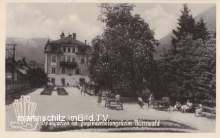 Mittewald ob Villach, ÖGB Jugenderholungsheim - Oesterreich - alte historische Fotos Ansichten Bilder Aufnahmen Ansichtskarten 