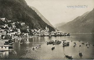 Hallstatt - Fronleichnamprozession - alte historische Fotos Ansichten Bilder Aufnahmen Ansichtskarten 