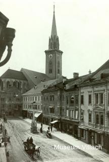 Hauptplatz - Villach - alte historische Fotos Ansichten Bilder Aufnahmen Ansichtskarten 