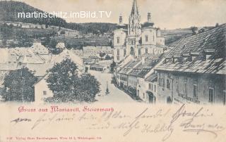 Mariazell Ortsansicht  - Bruck an der Mur - alte historische Fotos Ansichten Bilder Aufnahmen Ansichtskarten 