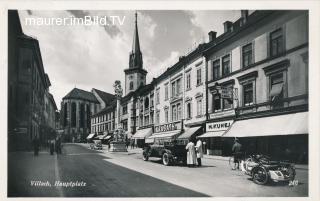 Haptplatz in Villach - Oesterreich - alte historische Fotos Ansichten Bilder Aufnahmen Ansichtskarten 