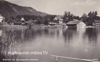 Steindorf am Ossiachersee, Strandansicht - Oesterreich - alte historische Fotos Ansichten Bilder Aufnahmen Ansichtskarten 