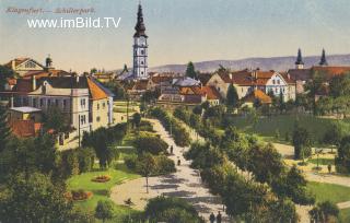 Klagenfurt Schillerpark - Oesterreich - alte historische Fotos Ansichten Bilder Aufnahmen Ansichtskarten 