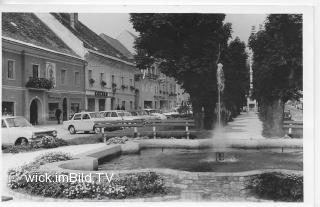 Neumarkt in Steiermark - Hauptplatz , Autos - Steiermark - alte historische Fotos Ansichten Bilder Aufnahmen Ansichtskarten 