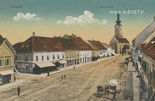 Leibnitz - Hauptplatz - Europa - alte historische Fotos Ansichten Bilder Aufnahmen Ansichtskarten 