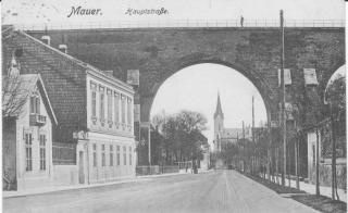 Mauer Hauptstrasse - Wien - alte historische Fotos Ansichten Bilder Aufnahmen Ansichtskarten 