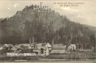 Landskron mit St.Andrä  - Oesterreich - alte historische Fotos Ansichten Bilder Aufnahmen Ansichtskarten 