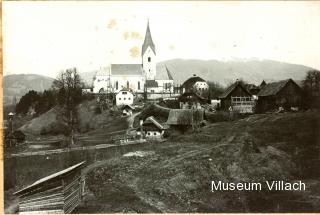  Kirche und Dorf Maria Gail - Oesterreich - alte historische Fotos Ansichten Bilder Aufnahmen Ansichtskarten 