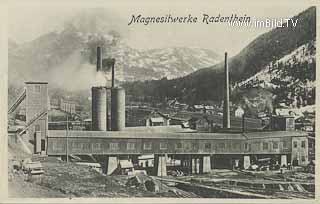 Magnesitwerk Radenthein - Oesterreich - alte historische Fotos Ansichten Bilder Aufnahmen Ansichtskarten 