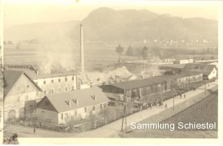 Brand in der Pomonafabrik - Villach - alte historische Fotos Ansichten Bilder Aufnahmen Ansichtskarten 