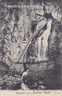 Mürzsteg, Wasserfall zum  - Steiermark - alte historische Fotos Ansichten Bilder Aufnahmen Ansichtskarten 