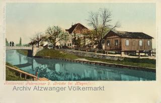 Klagenfurt Lendkanal  - Oesterreich - alte historische Fotos Ansichten Bilder Aufnahmen Ansichtskarten 