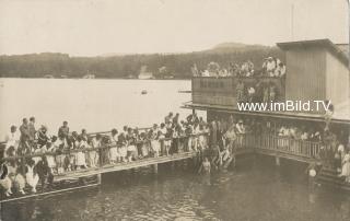 Velden - Badehaus - Villach Land - alte historische Fotos Ansichten Bilder Aufnahmen Ansichtskarten 