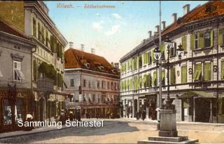 Bahnhofstraße und das Canaval-Haus, um 1910 - Oesterreich - alte historische Fotos Ansichten Bilder Aufnahmen Ansichtskarten 