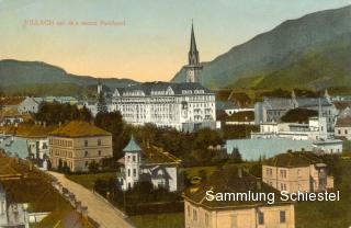 Das Hotel von der Peraustraße aus - Oesterreich - alte historische Fotos Ansichten Bilder Aufnahmen Ansichtskarten 