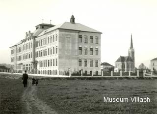 Die neue Bürgerschule von 1907 - Oesterreich - alte historische Fotos Ansichten Bilder Aufnahmen Ansichtskarten 