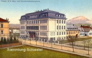 Die Bau- und Kunsthandwerkschule von 1911 - Oesterreich - alte historische Fotos Ansichten Bilder Aufnahmen Ansichtskarten 