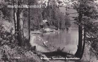 Weißensee, Jausenstation Ronacherfelsen - Oesterreich - alte historische Fotos Ansichten Bilder Aufnahmen Ansichtskarten 