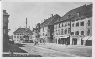 St. Veit an der Glan Hauptplatz - Oesterreich - alte historische Fotos Ansichten Bilder Aufnahmen Ansichtskarten 