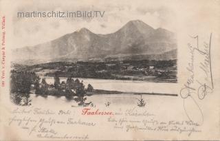 Westansicht der Insel mit Insel-Hotel - Oesterreich - alte historische Fotos Ansichten Bilder Aufnahmen Ansichtskarten 