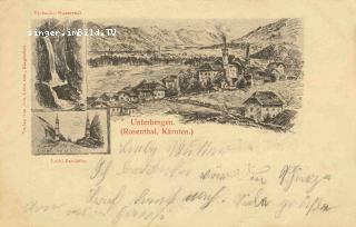 Unterbergen Mehrbildkarte - Oesterreich - alte historische Fotos Ansichten Bilder Aufnahmen Ansichtskarten 