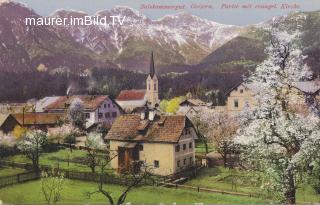 Goisern - Partie mit evangel. Kirche - Oesterreich - alte historische Fotos Ansichten Bilder Aufnahmen Ansichtskarten 