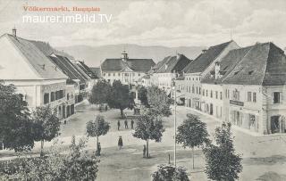 Völkermarkt Hauptplatz - alte historische Fotos Ansichten Bilder Aufnahmen Ansichtskarten 